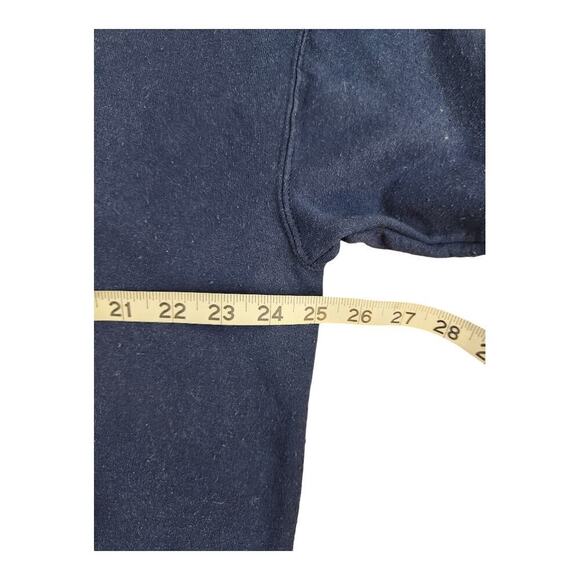 Vintage Christmas Bear sweater pull over crew neck long sleeve blue - Picture 7 of 8